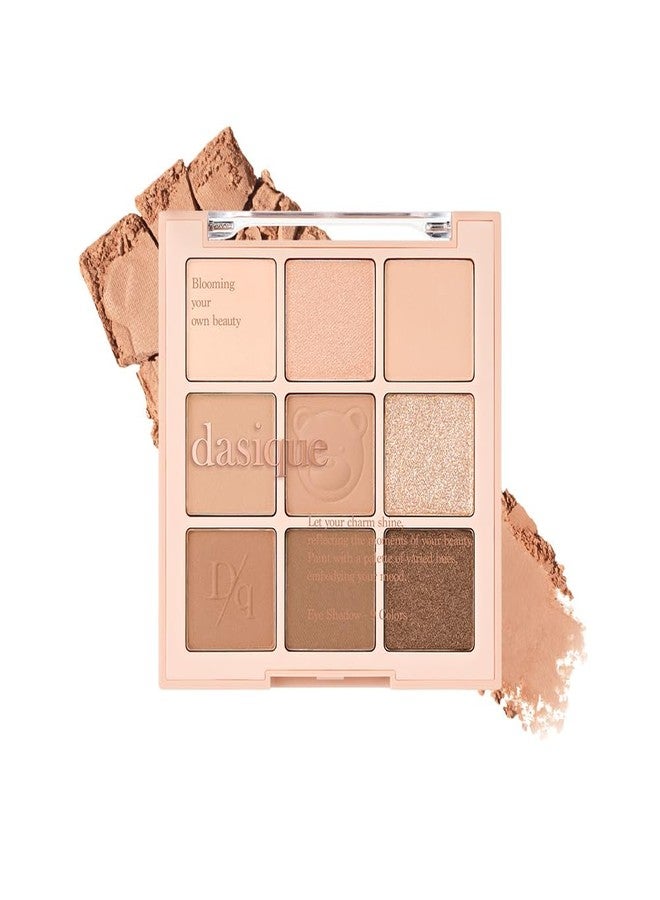 dasique Shadow Palette #28 Brown Bear l 9 Pigmented Eyeshadows Blendable Natural Look l Korean Makeup l Eye shadow palette l Long Lasting Naturing Looking - Image 1